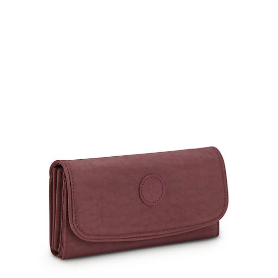 Kipling Money Land Snap Wallet Wallets Mahogany | CA 2188ZU